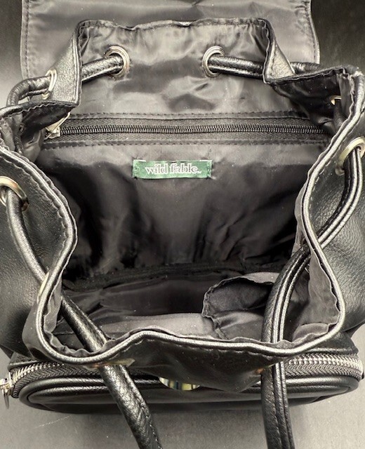 9″ Mini Flap Backpack – Wild Fable™ Black