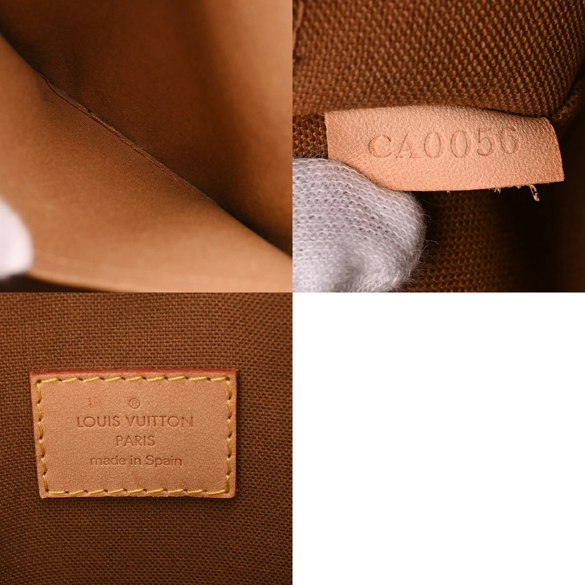 Louis Vuitton Monogram Lockit Vertical Brown M40103 Canvas Handbag r0_0725