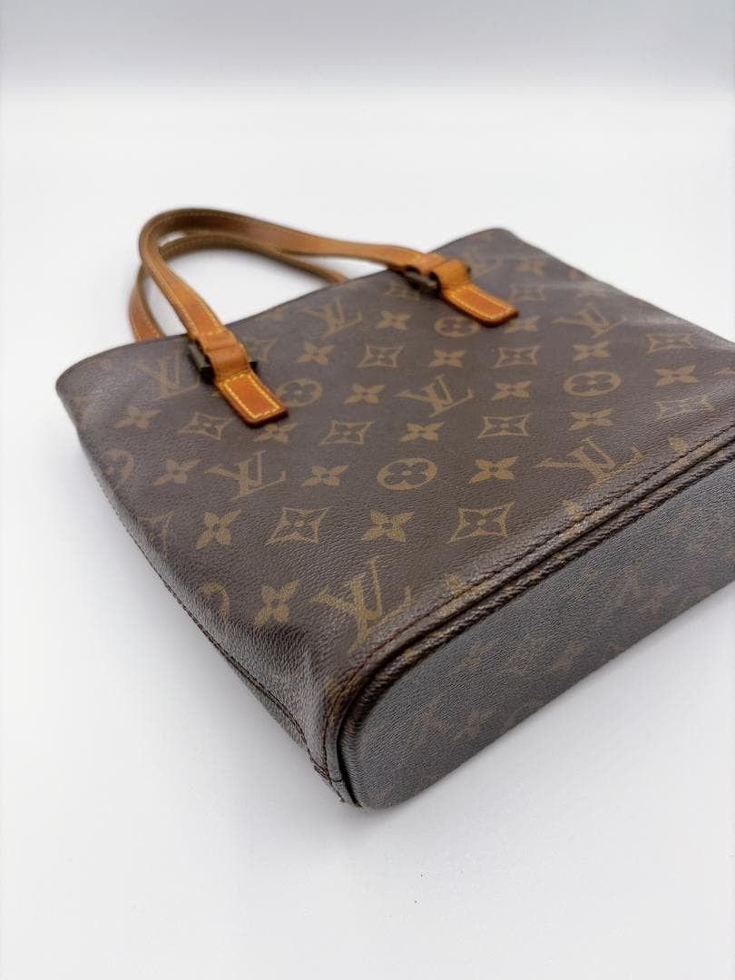 Louis Vuitton Vavin PM Monogram Canvas Vachetta Handbag Brown 21cm H 25cm W 9cm
