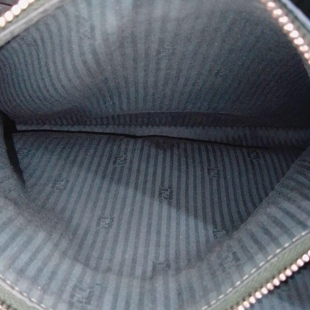 Fendi 2Jours Green Leather Tote Bag 2 Way Shoulder Strap Dust Bag Auth