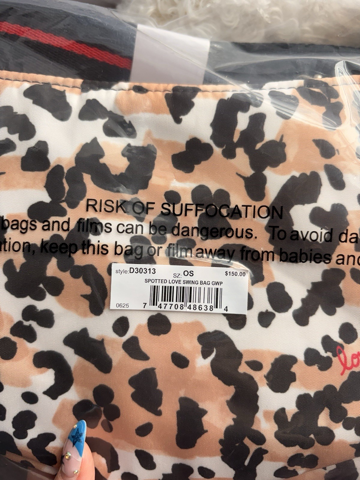 Brighton Leopard Print Spotted Love Swing Bag Shoulder Bag New + Tag