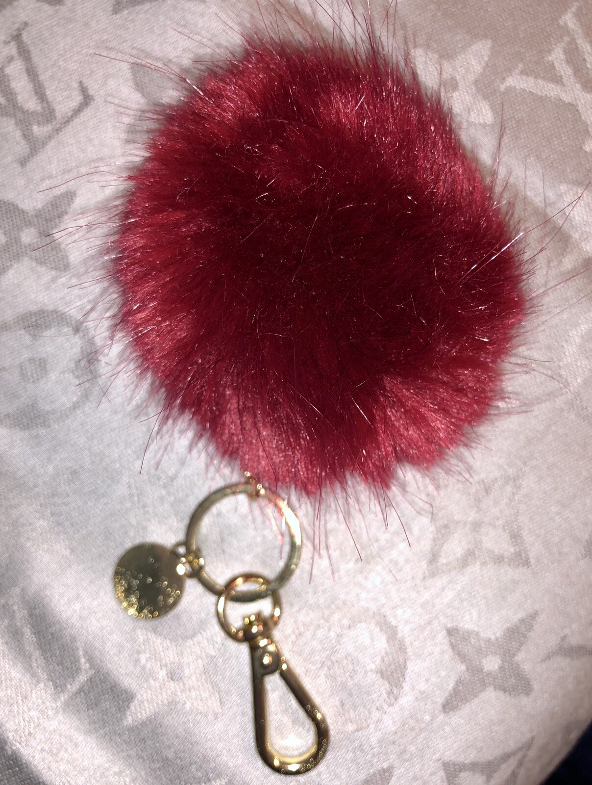 Brand New Tote Bag With Pompon Keychain Cartera Nueva Negra Con Llavero Pompon