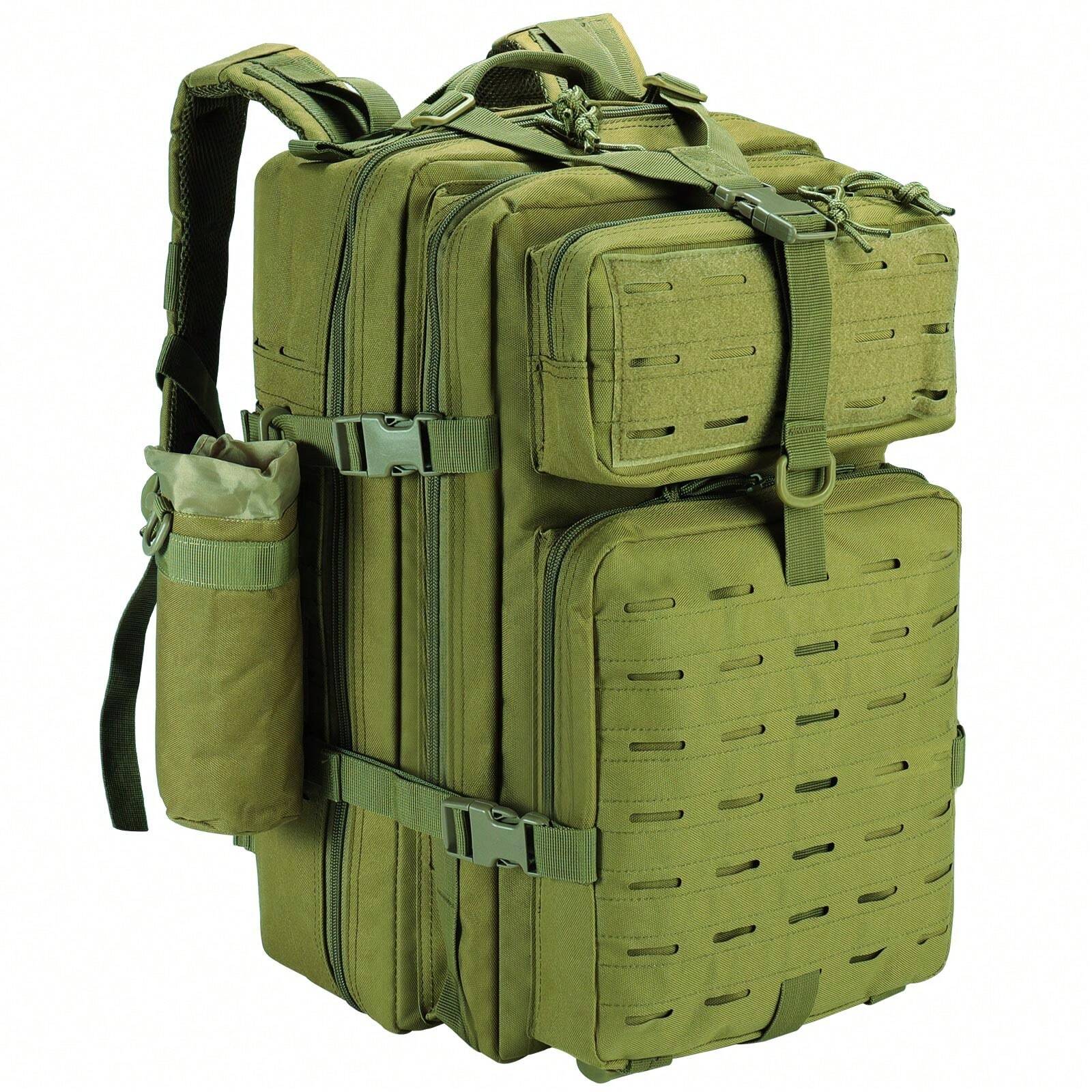 45L Military Molle Tactical Backpack Rucksack Camping Bag Waterproof Outdoor