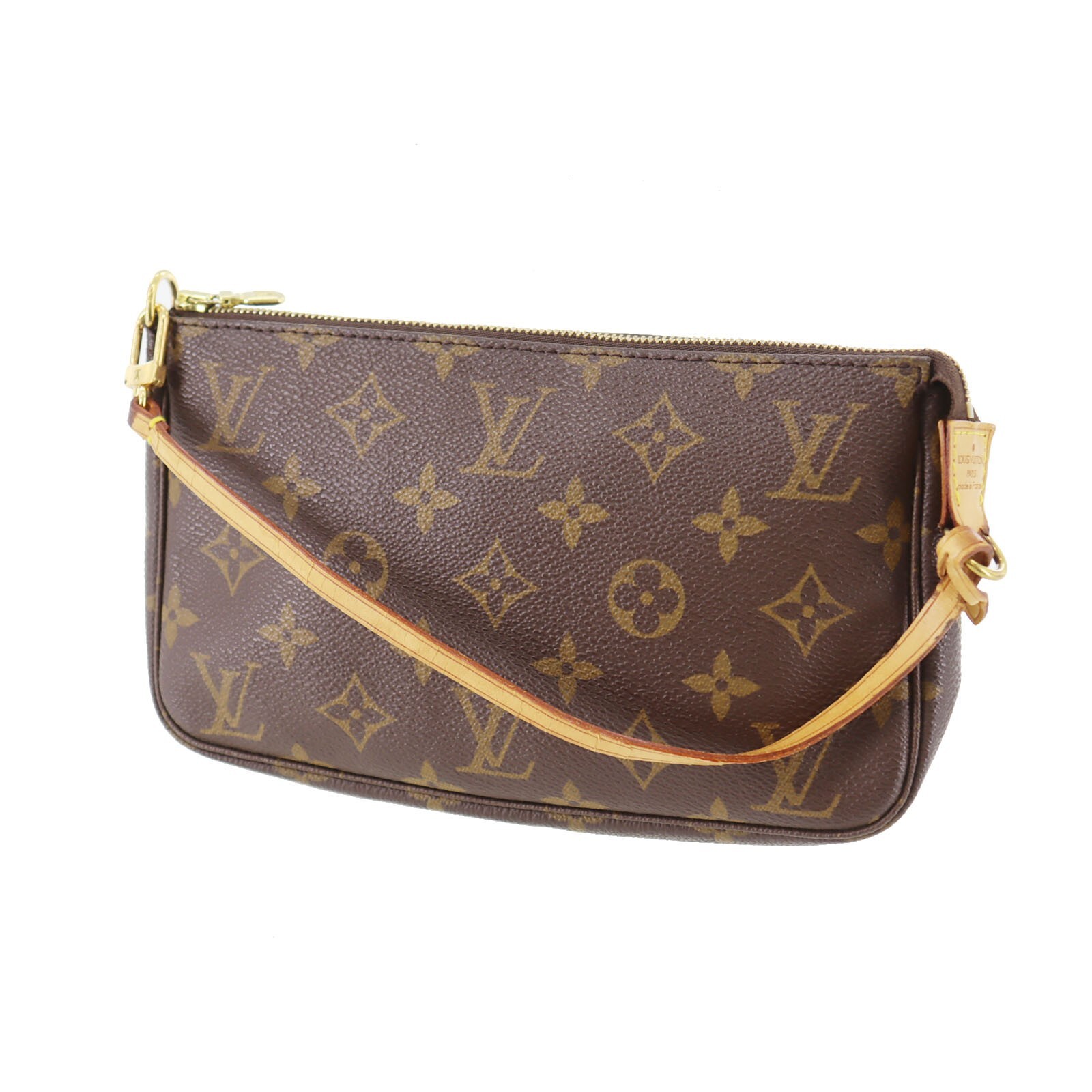 LOUIS VUITTON LV Pochette Accessories Monogram Used Pouch Handbag M51980 #CK479