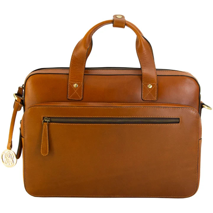 Smith & Wesson Briefcase Concealed Carry CCW Travel Bag Cross Body Brown NEW