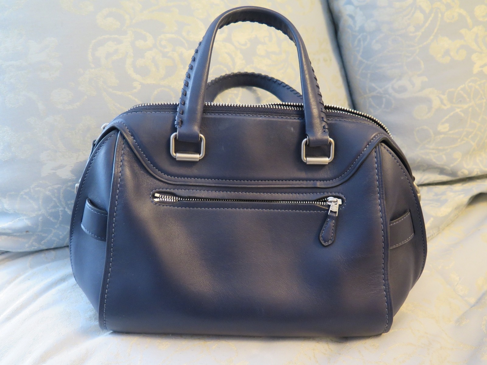 Coach #37017 Ace Satchel Handbag Horse Carriage Calf Leather