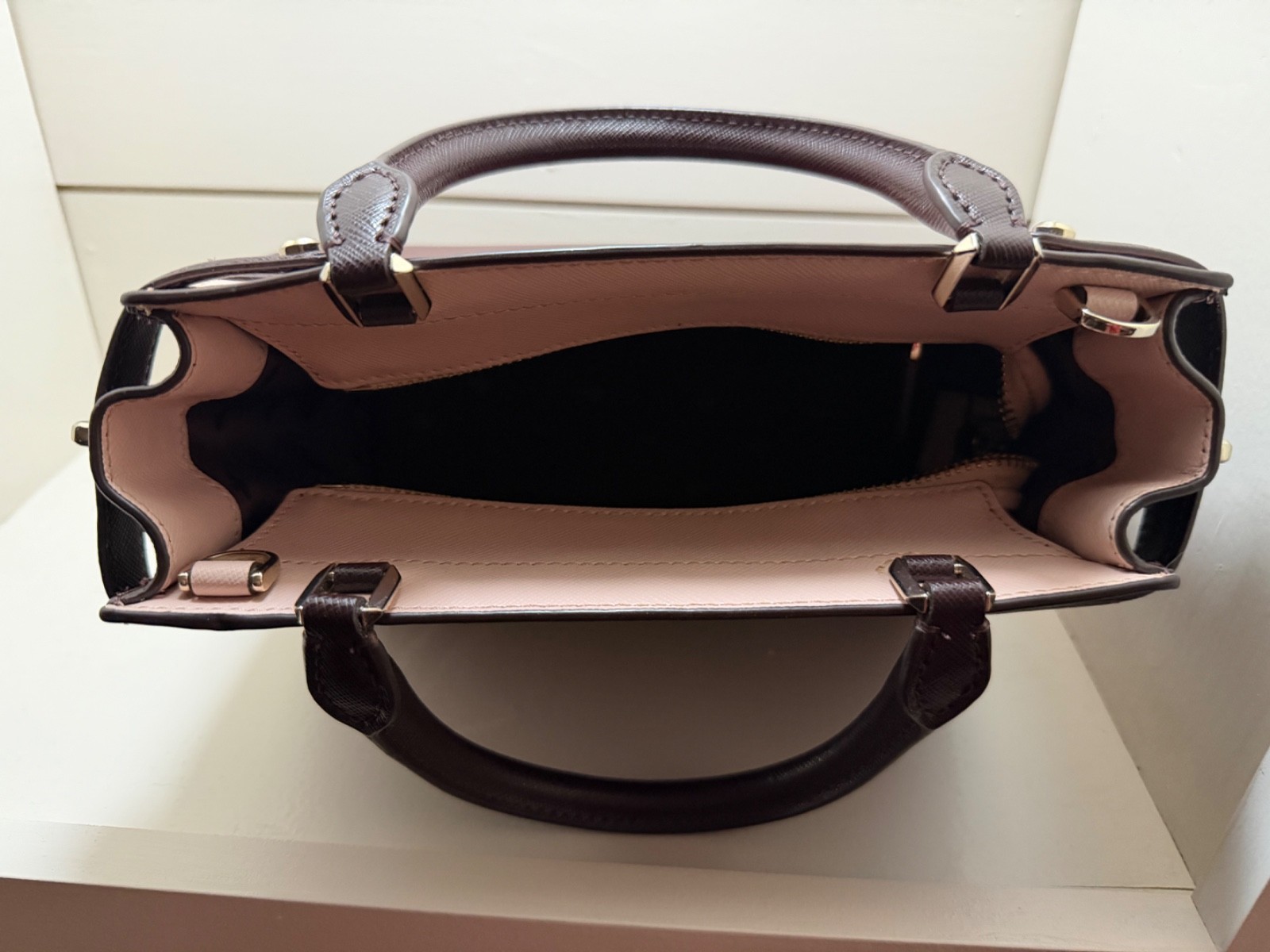 Kate Spade New York Colorblock Satchel Top Handle Bag w/ Detachable Strap