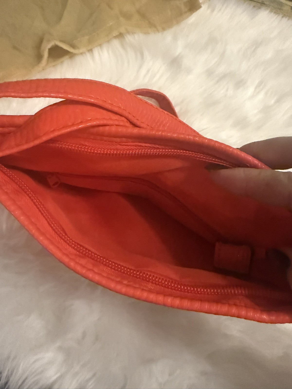 Vibrant Red/Blood Orange Purse in Excellent Condition