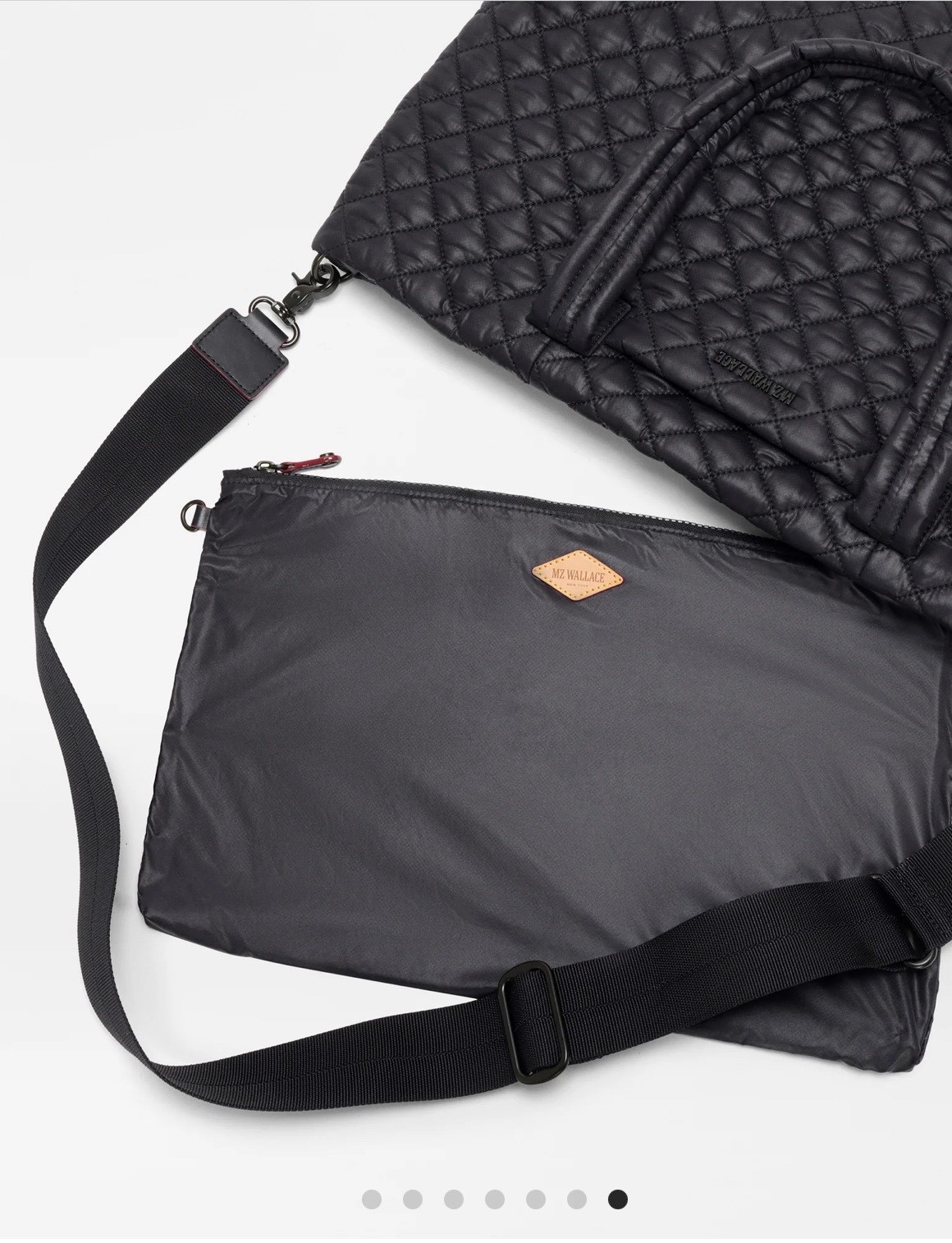 MZ Wallace Black medium Metro Tote Deluxe
