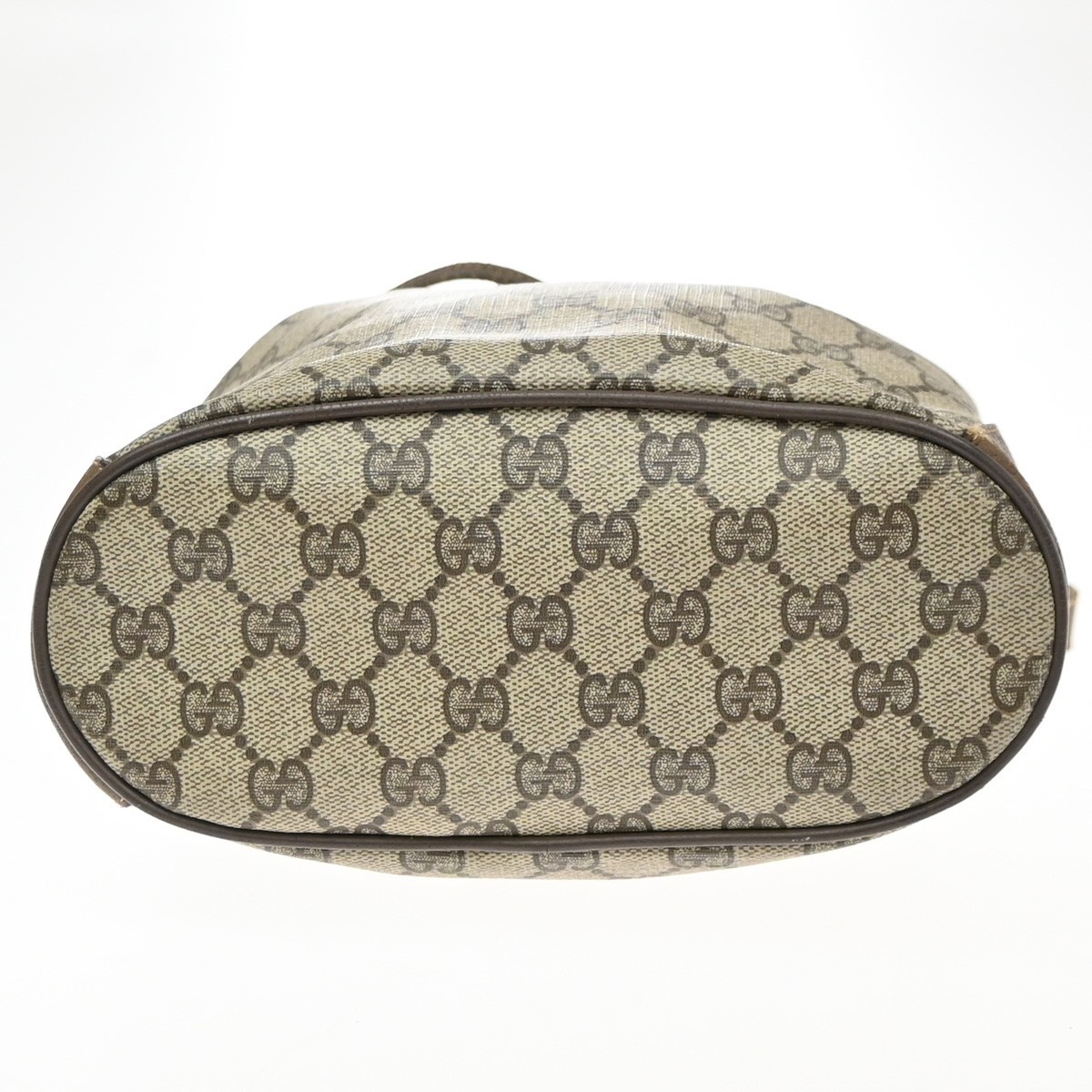 GUCCI GG Pattern Sherry Line Shoulder Bag Canvas Leather Brown Italy 66SA222