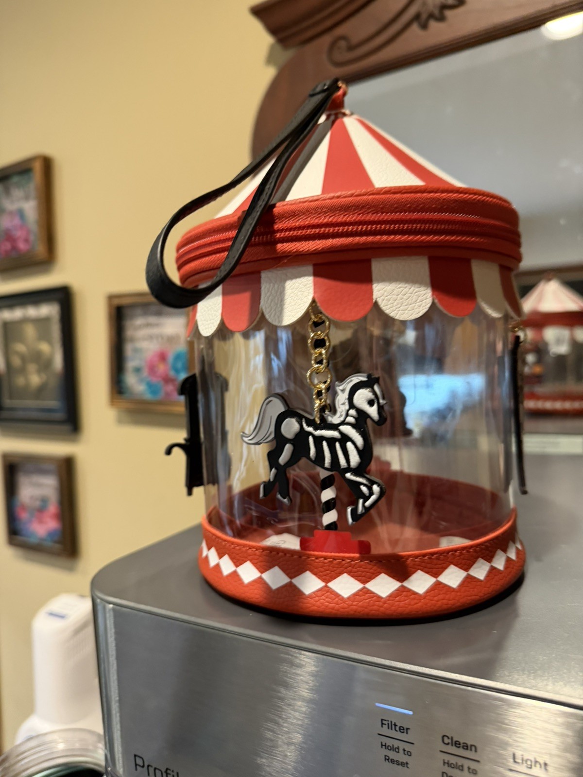 Bath and Body Works 2026 Halloween Carousel Wristlet Purse Bag. New With Tags