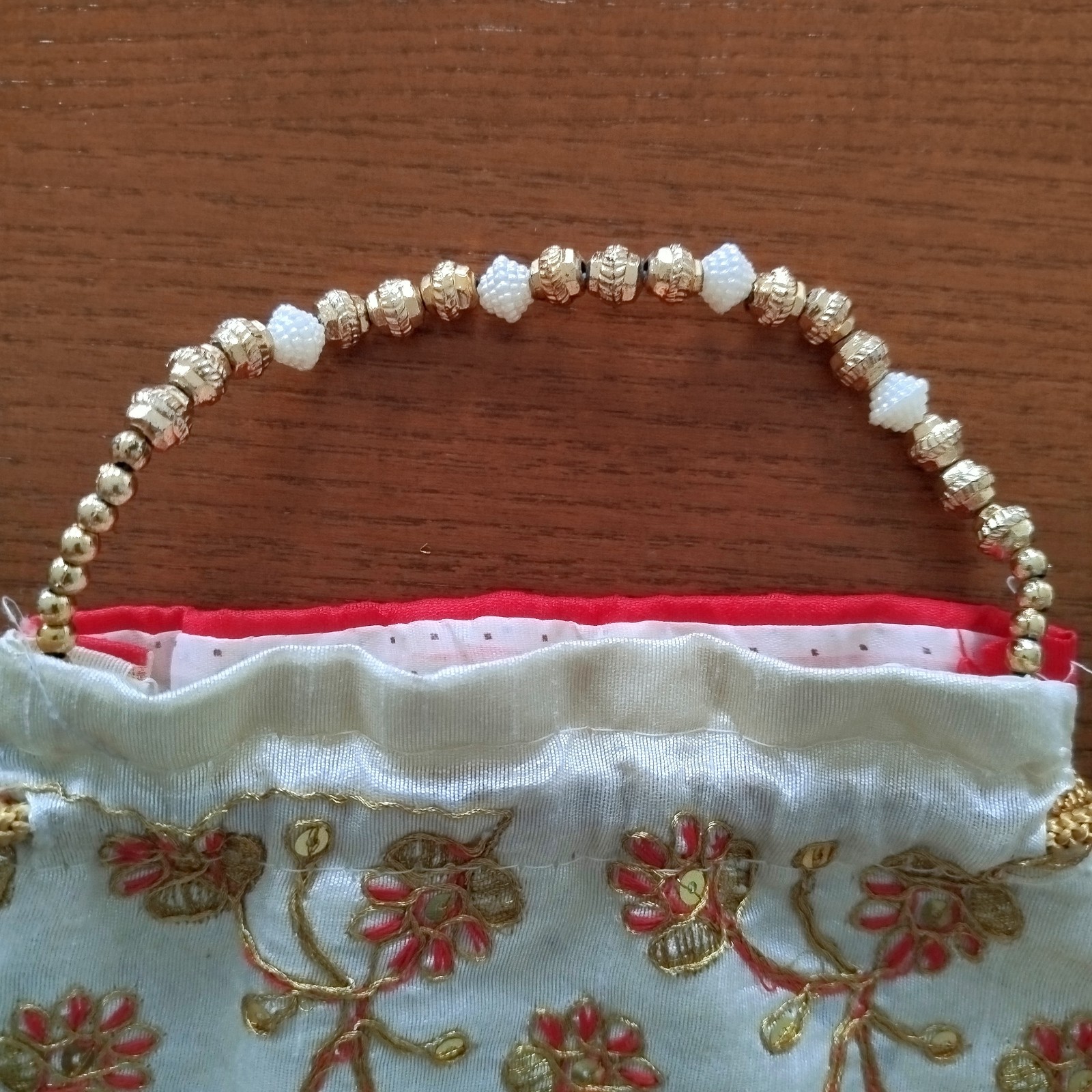 Indian Embroidered Potli Bag / Ethnic Pouch
