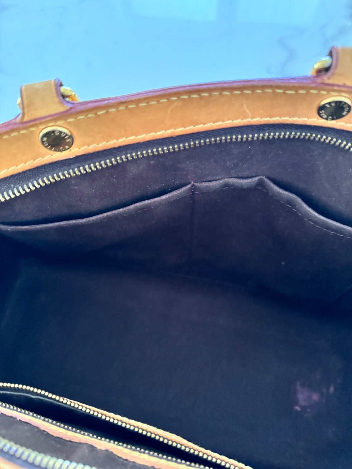 Louis Vuitton Brea Shoulder Bag MM Amarante Leather Monogram Vernis