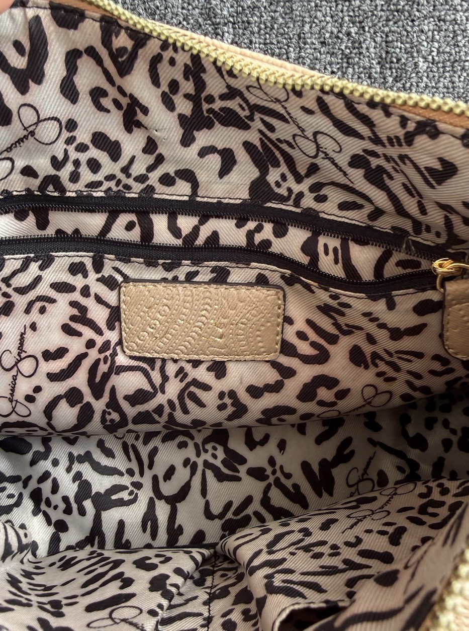 JESSICA SIMPSON CAMILE POWDER BLUSH HANDBAG PURSE