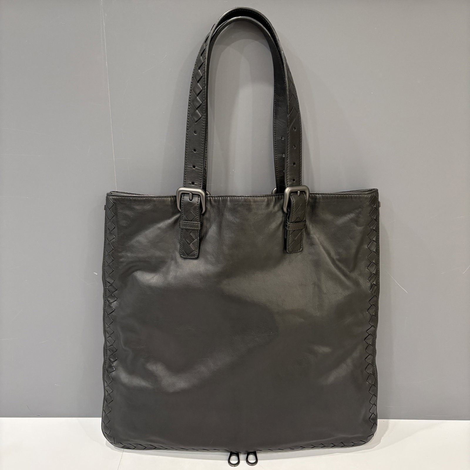 Bottega Veneta Expandable Tote Bag Black Nappa (hs032826a6)