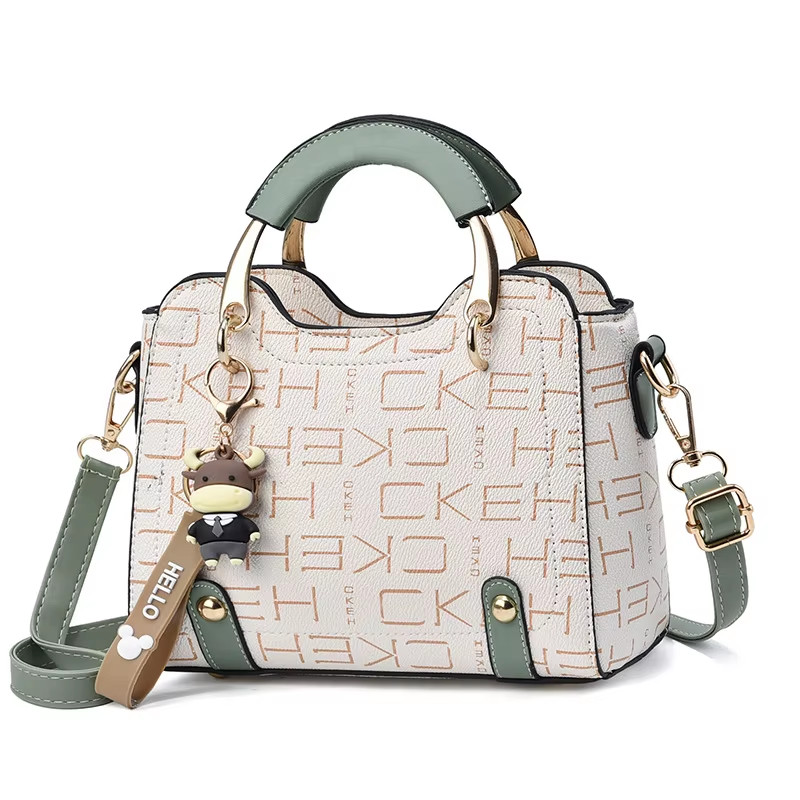 New Handheld Small Square Bag Fashionable Girl One Shoulder Small Bag Women’S Cr