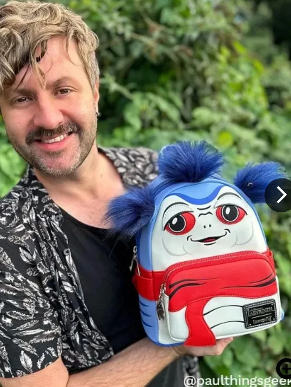 Loungefly TruffleShuffle Labyrinth Worm Cosplay Mini Backpack