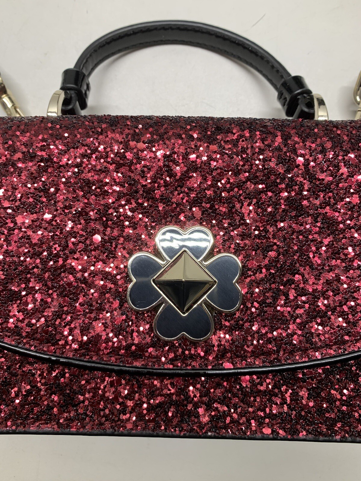 Kate Spade Odette Glitter Mini Top Handle Crossbody Bag