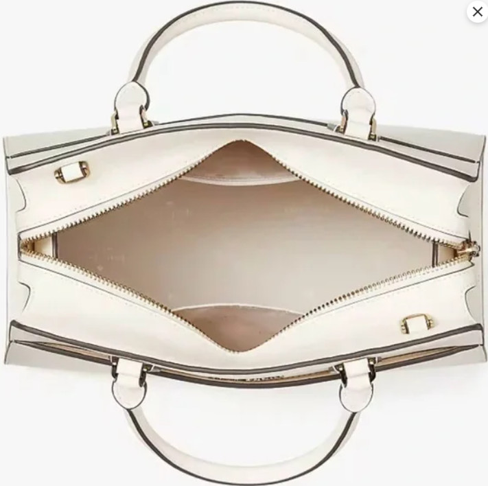 NWT Kate Spade New York Madison Medium Satchel Shoulder Bag Tote Crossbody White