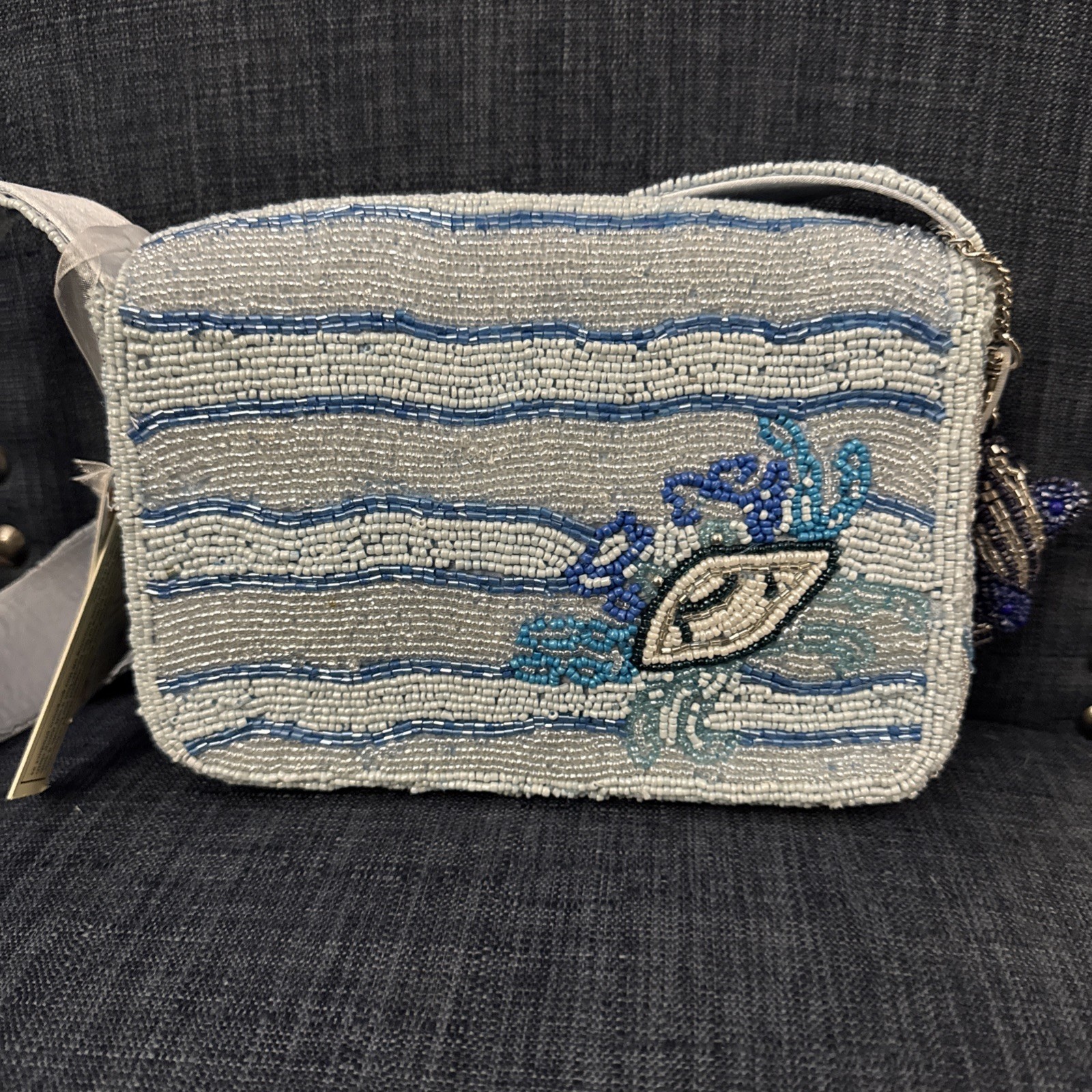 NEW RELEASE Blue Whale Beaded Shoulder Bag India Viral Beaded Bag Charm