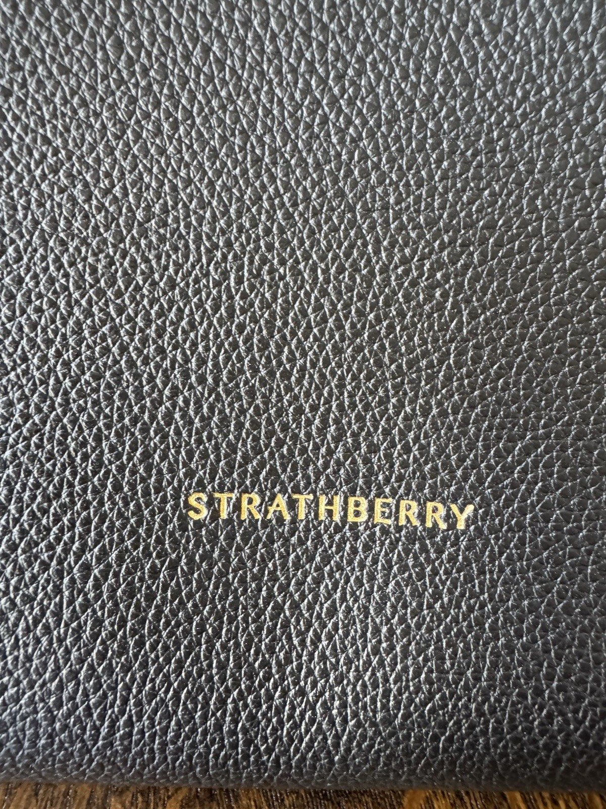 Strathberry Melody Tote in Black Leather (NWOT)