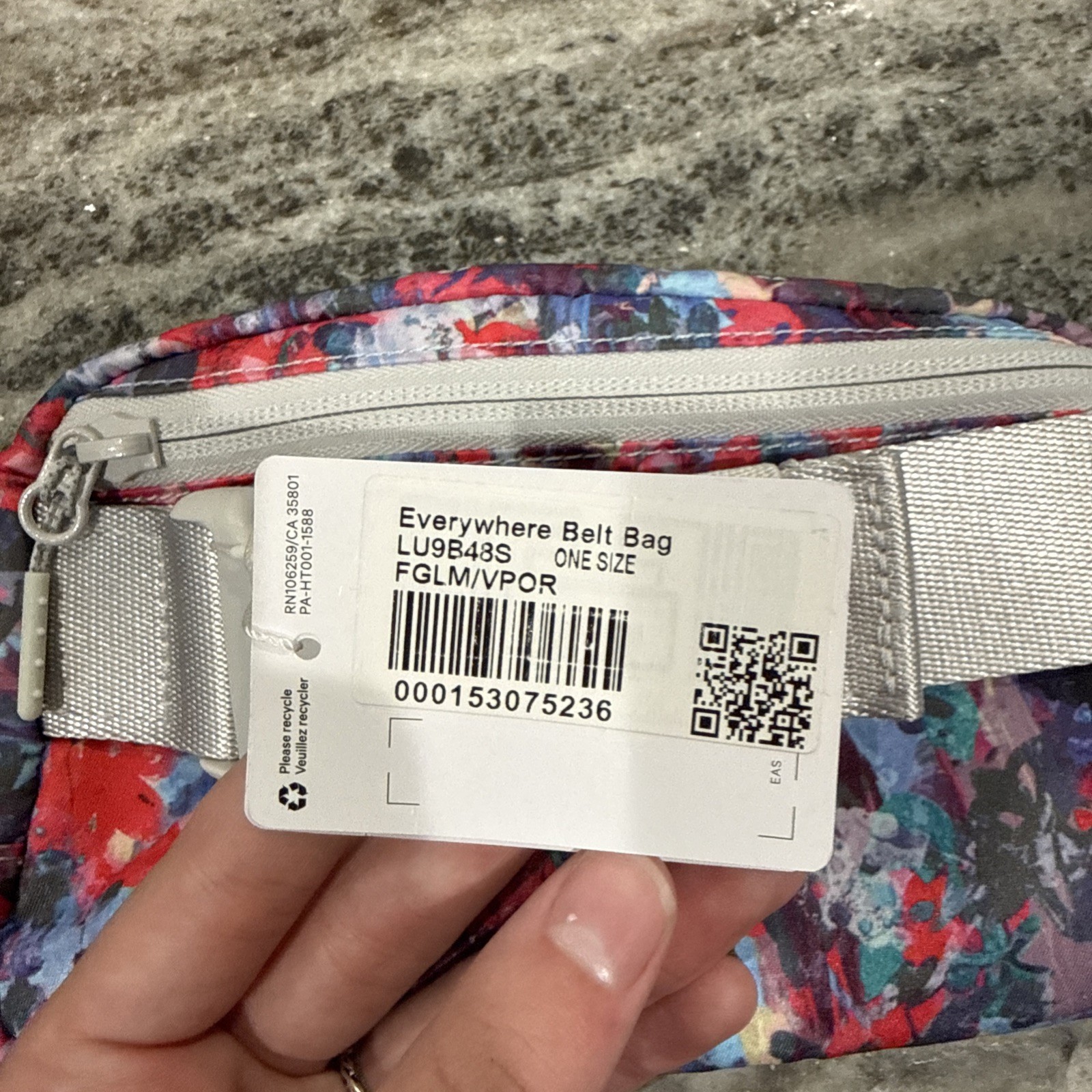 Lululemon Everywhere Belt Bag 1L Hyper Dye Multi Fanny Pack Crossbody