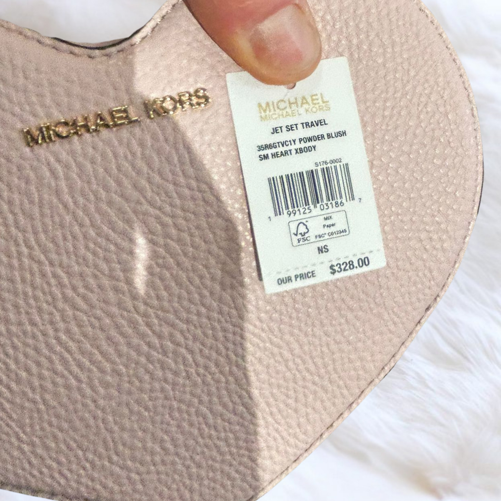 Michael Kors Jet Set Women Small PVC Heart Crossbody Purse Bag Variation