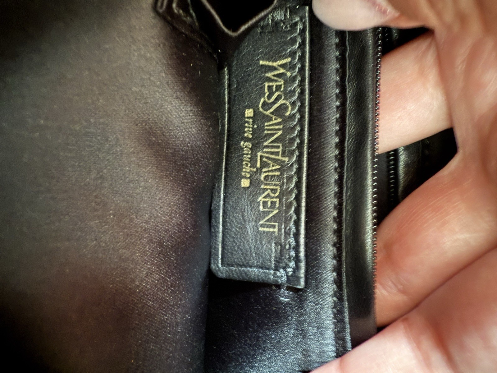 YSL Logo handbag small, Leather handles, vintage 2006 authentic