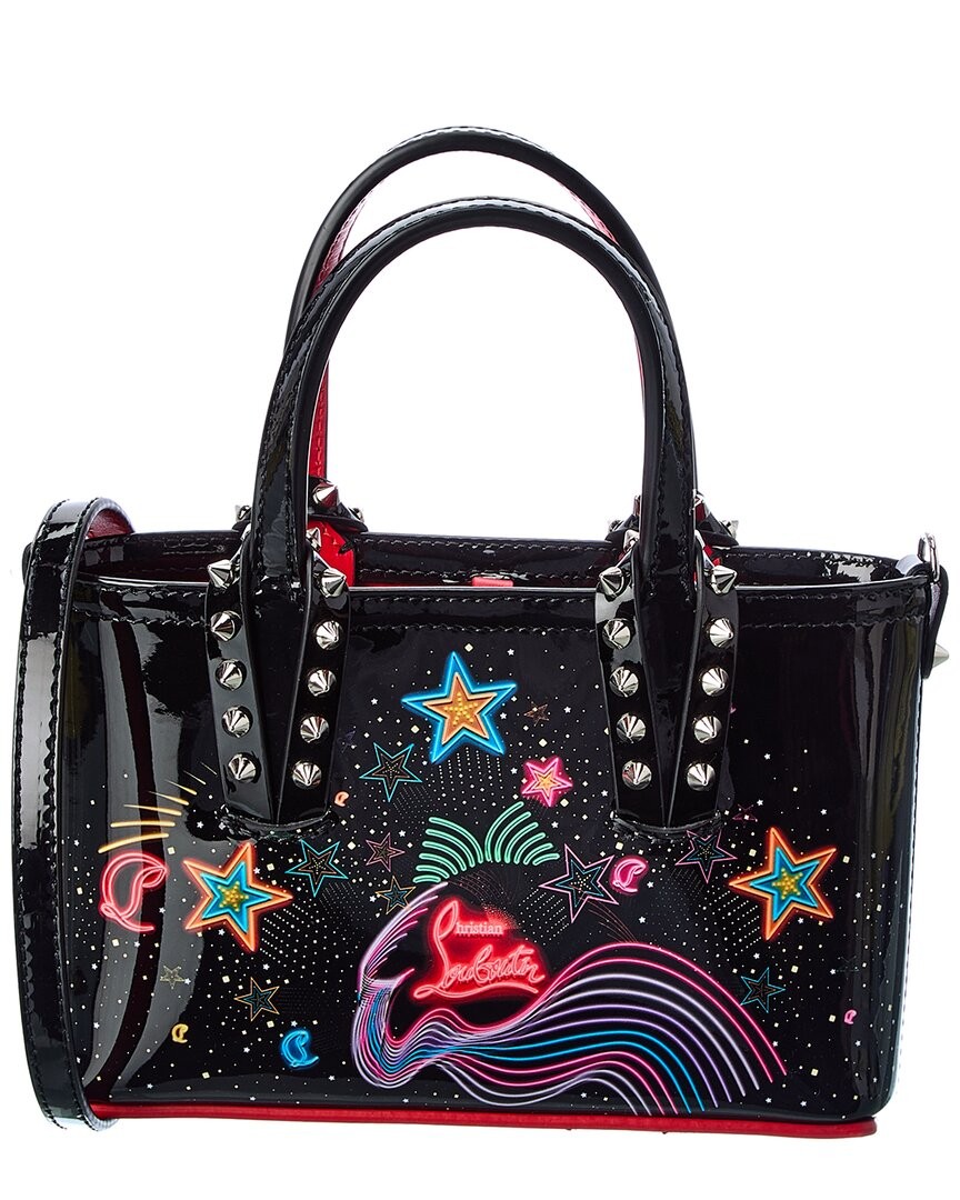 Christian Louboutin Cabata Nano Patent Tote Women’s Black