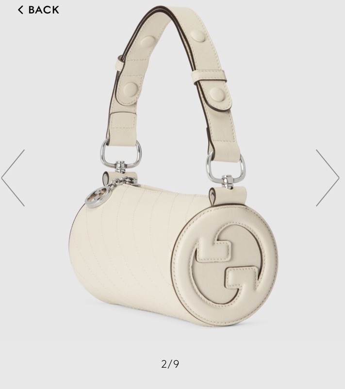 New Gucci Blondie Mini Shoulder Bag w/Receipt White