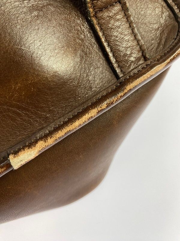 OLD COACH LEATHER BACKPACK W 18 cm (7.09 in)×H 22 cm (8.66 in)×D 11 cm (4.33 in)