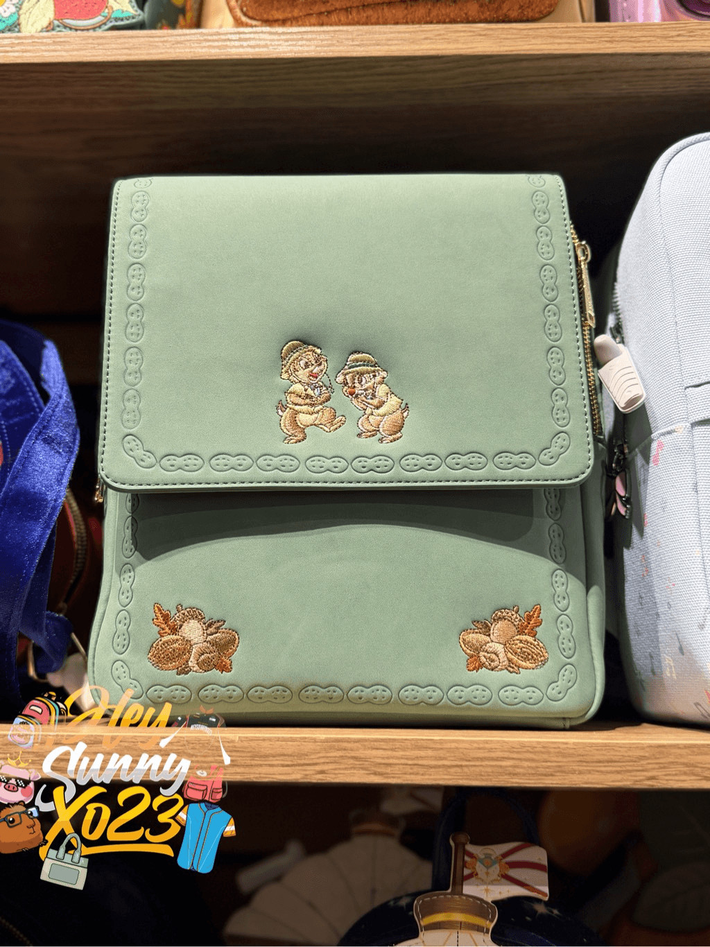 Loungefly Disney Chip & Dale Embroidered Mini Backpack