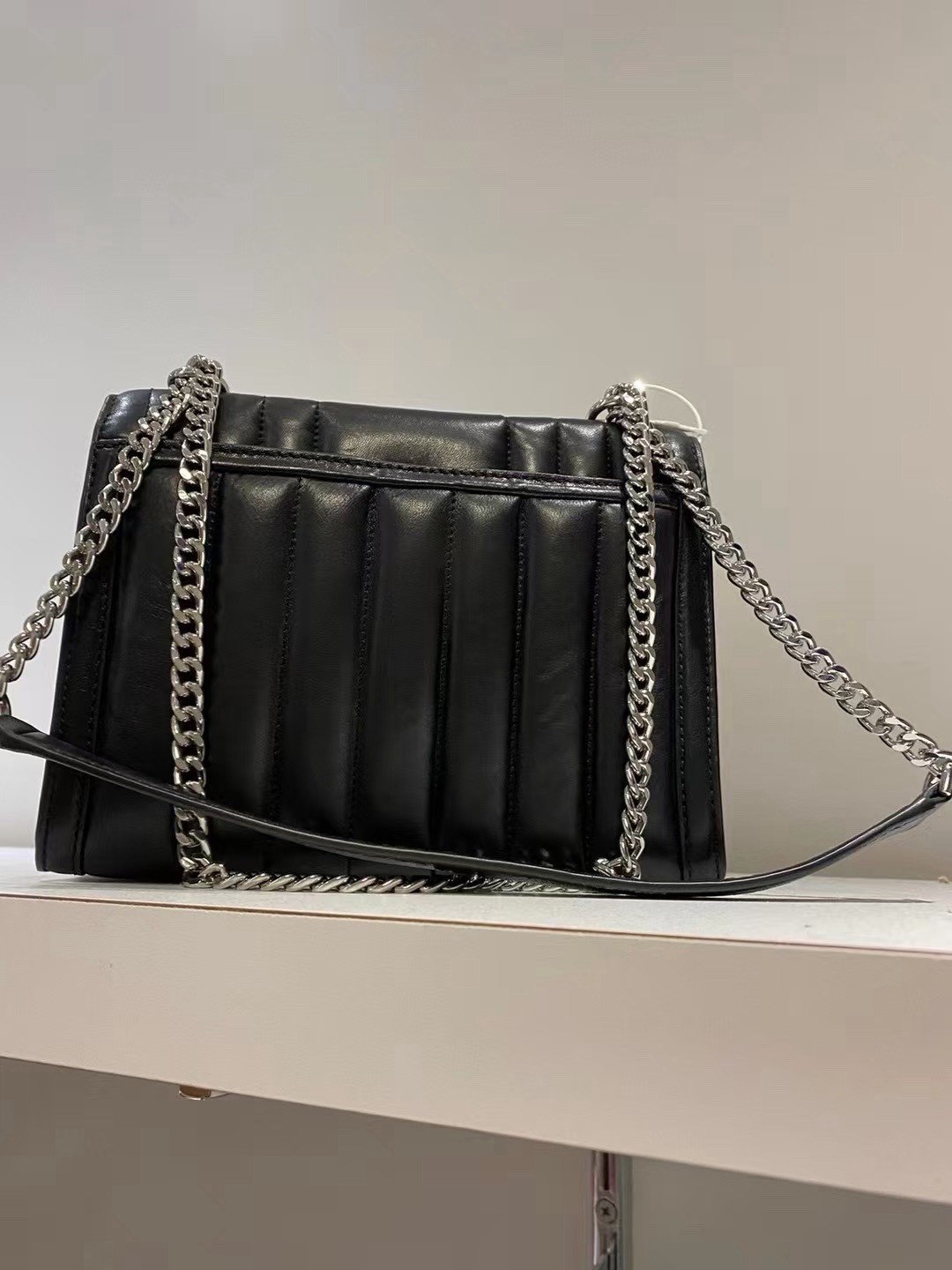 New Michael Kors Whitney Medium Shoulder Satchel Crossbody Handbag Bag Black