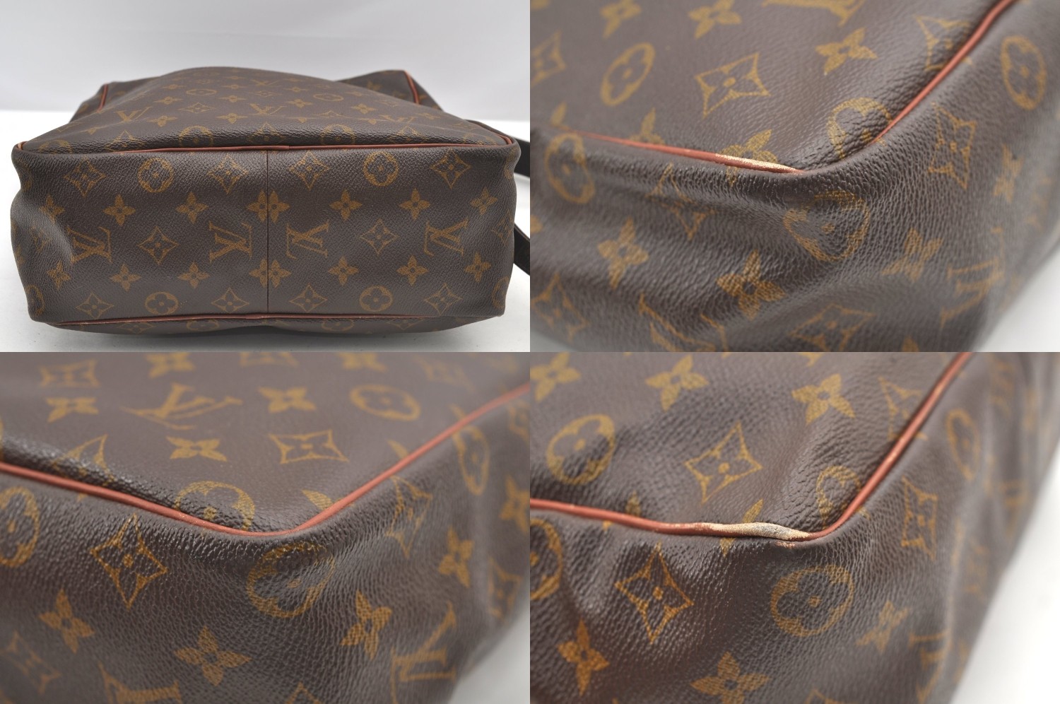 Authentic Louis Vuitton Monogram Marceau Shoulder Cross Body Bag Old Model AB426