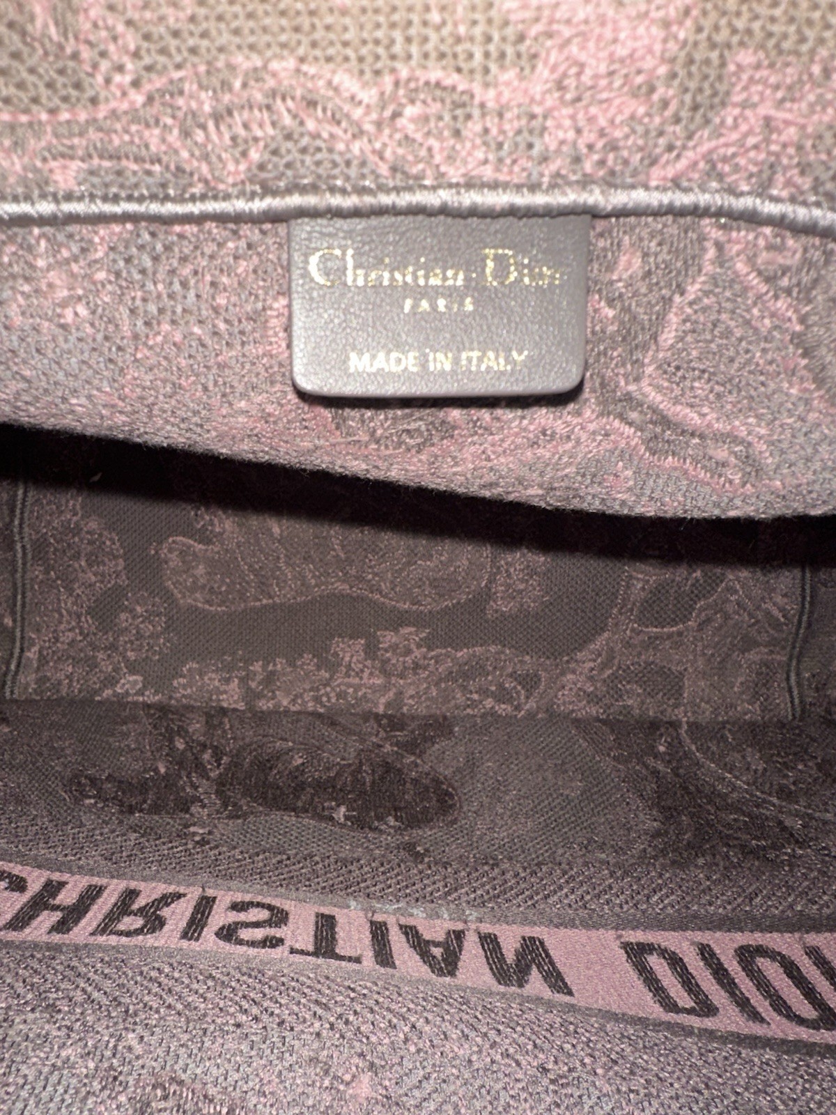 Christian Dior Medium Book Tote