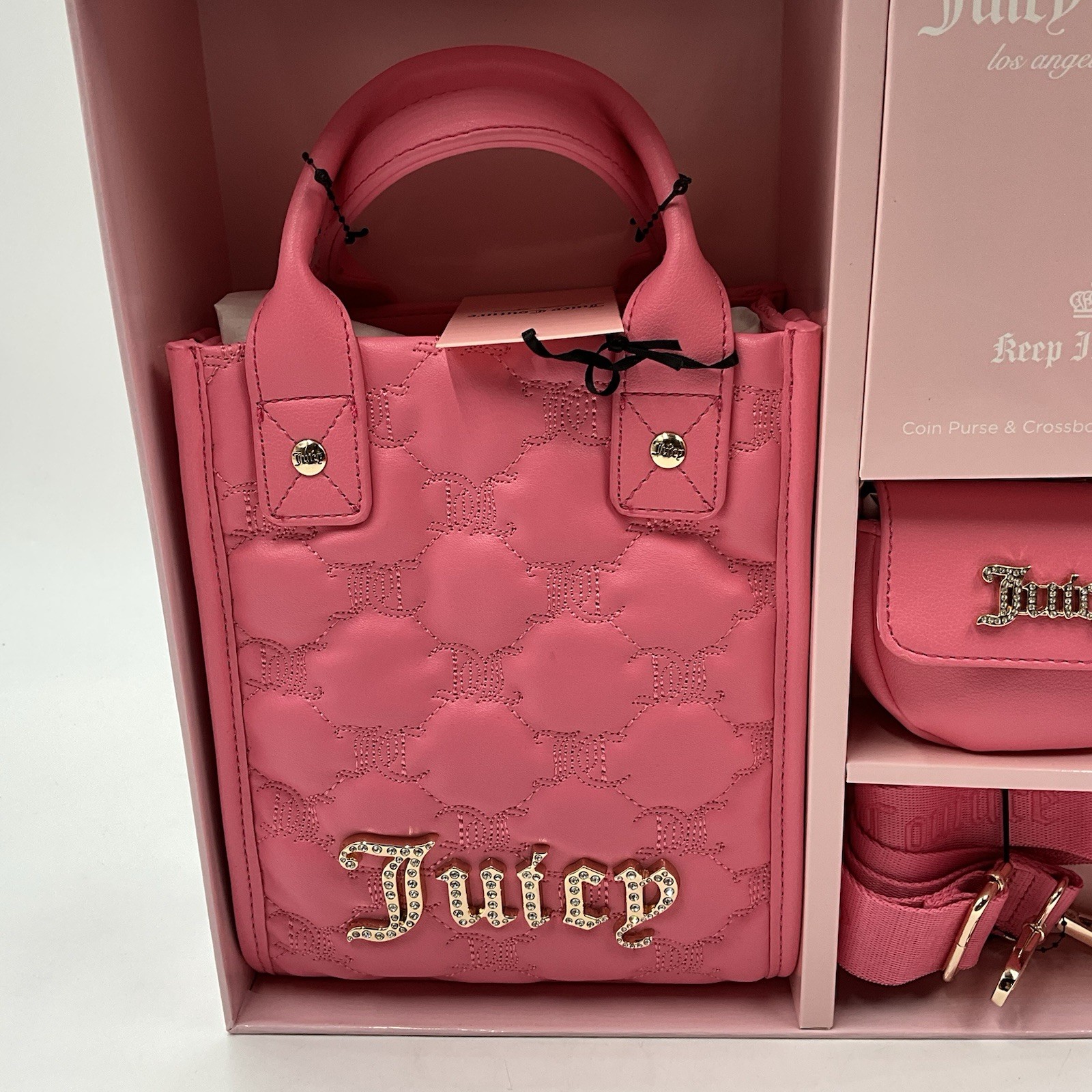 NWT Juicy Couture Taking The Lead Pink Lemonade 3PC Set $99