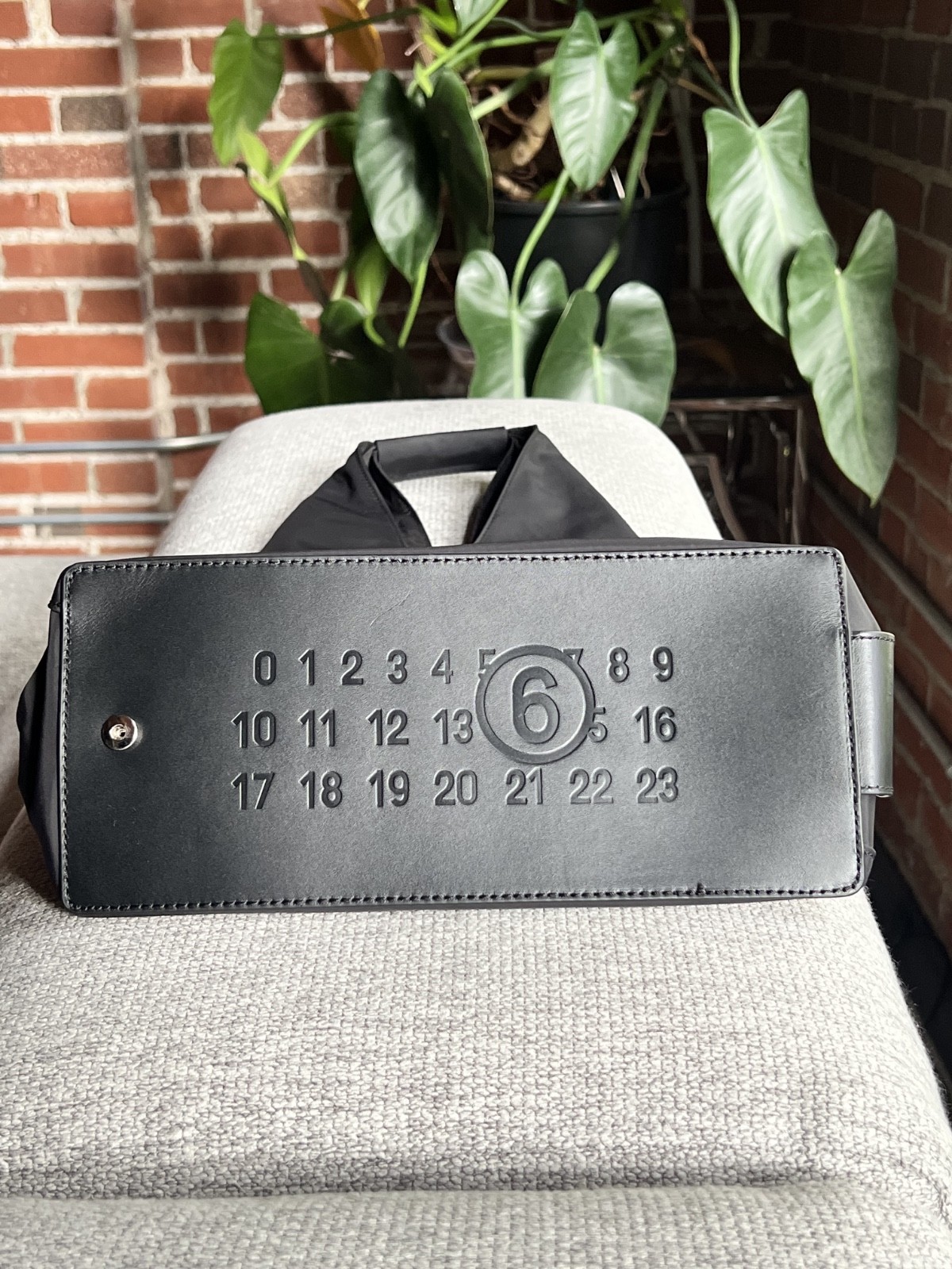 [MM6 Maison Margiela] Black Nylon FOLDABLE JAPANESE BAG SB5WD0021 P5684 T8013