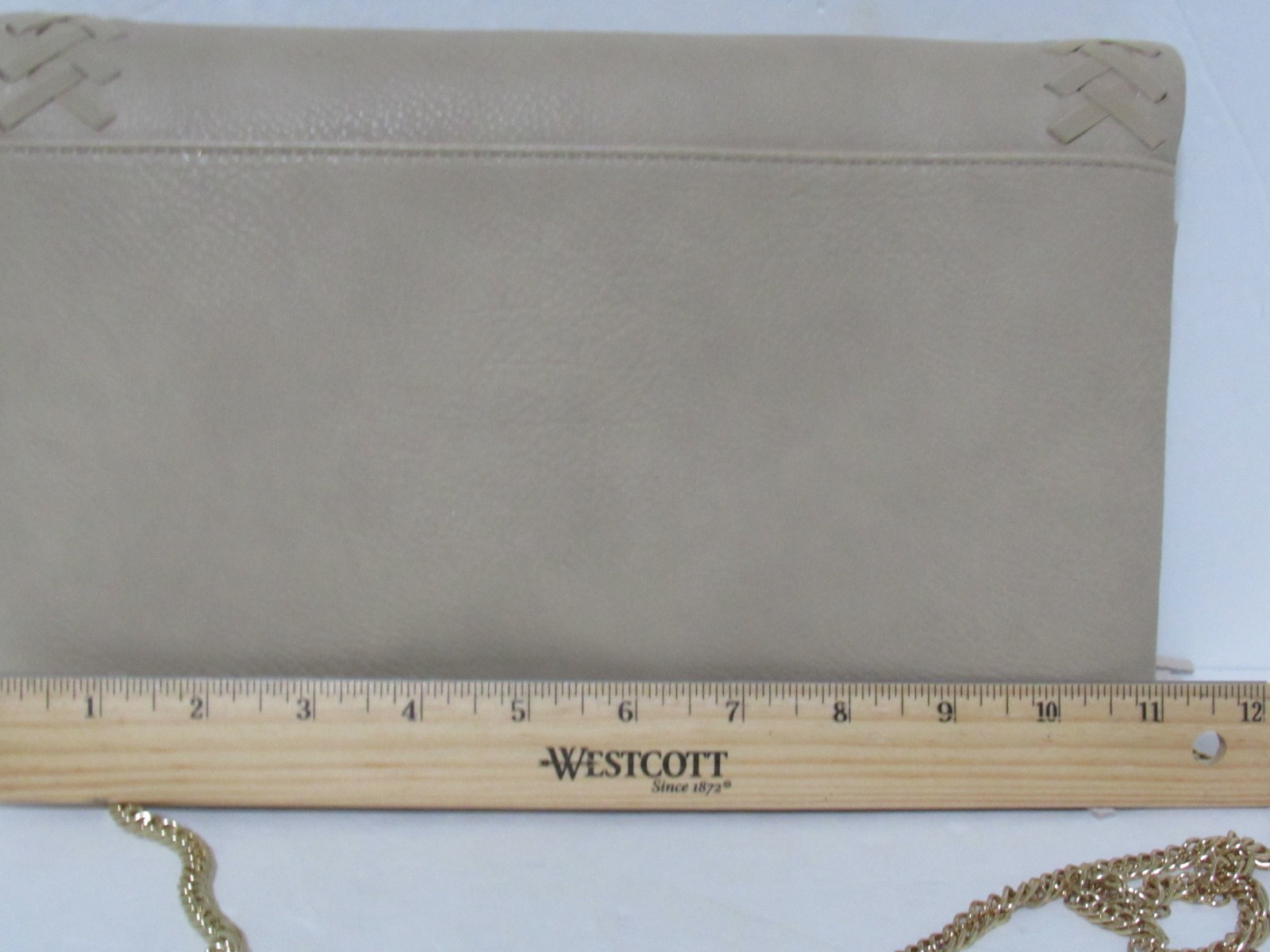 Beige Clutch Crossbody Small Purse Detachable Chain Strap Handbag Chic Event