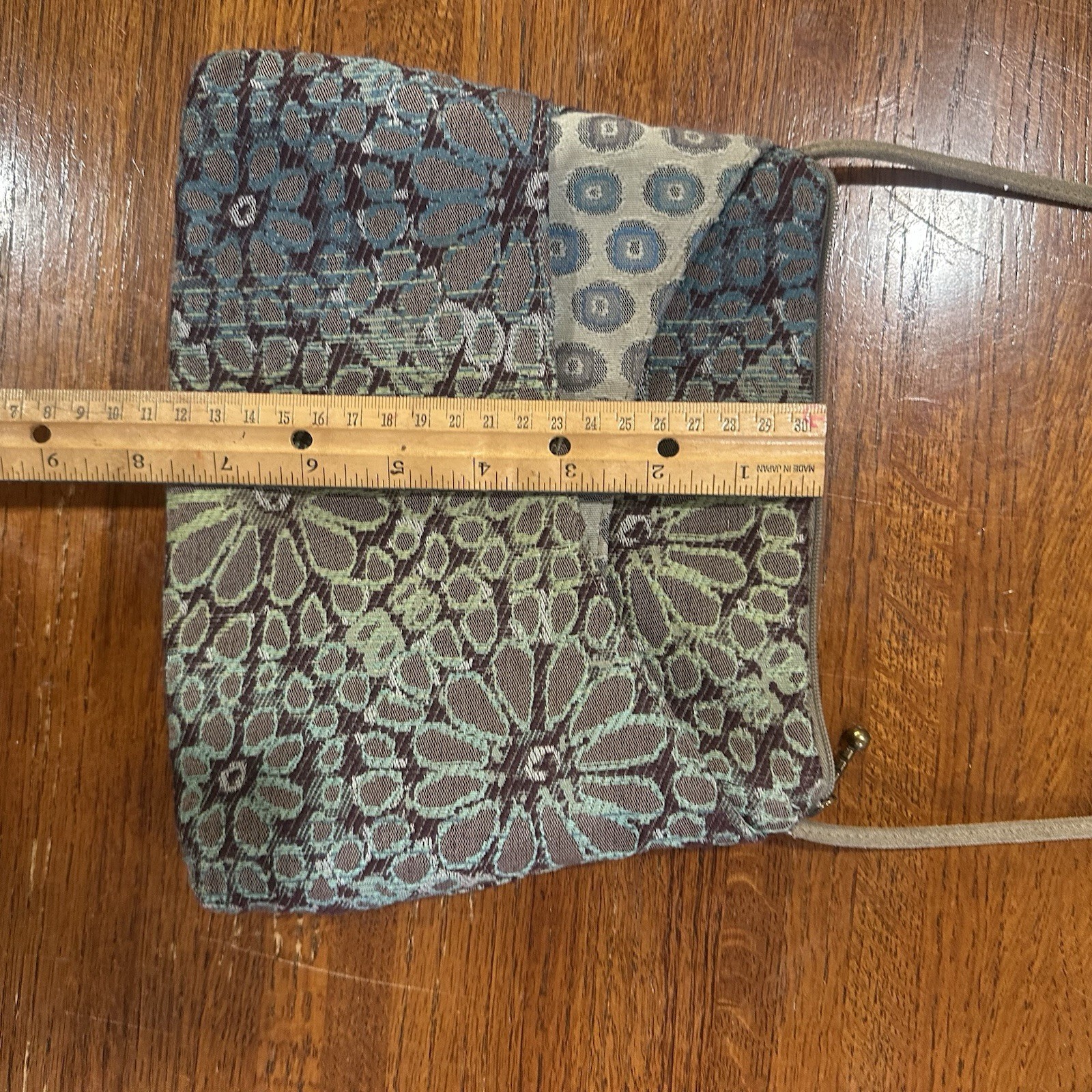 Maruca USA Tapestry Crossbody Sling Bag Floral Jacquard Boho Artsy Handmade CO