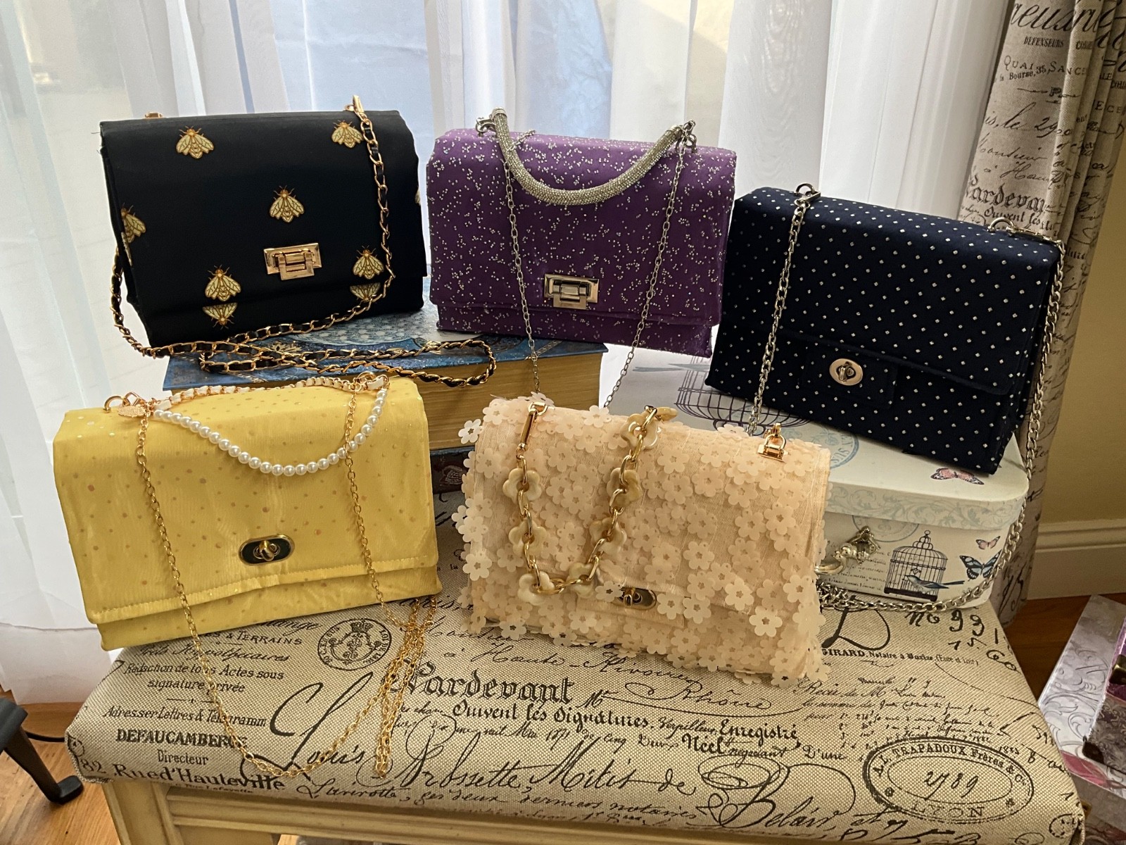 evening bag top strap