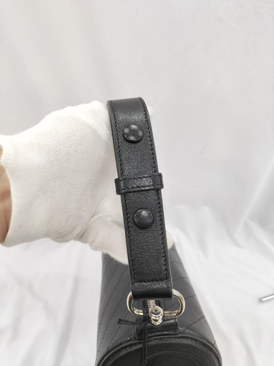 Gucci Blondie Handbag Shoulder Bag Leather Black H10xW18.5cm 760170