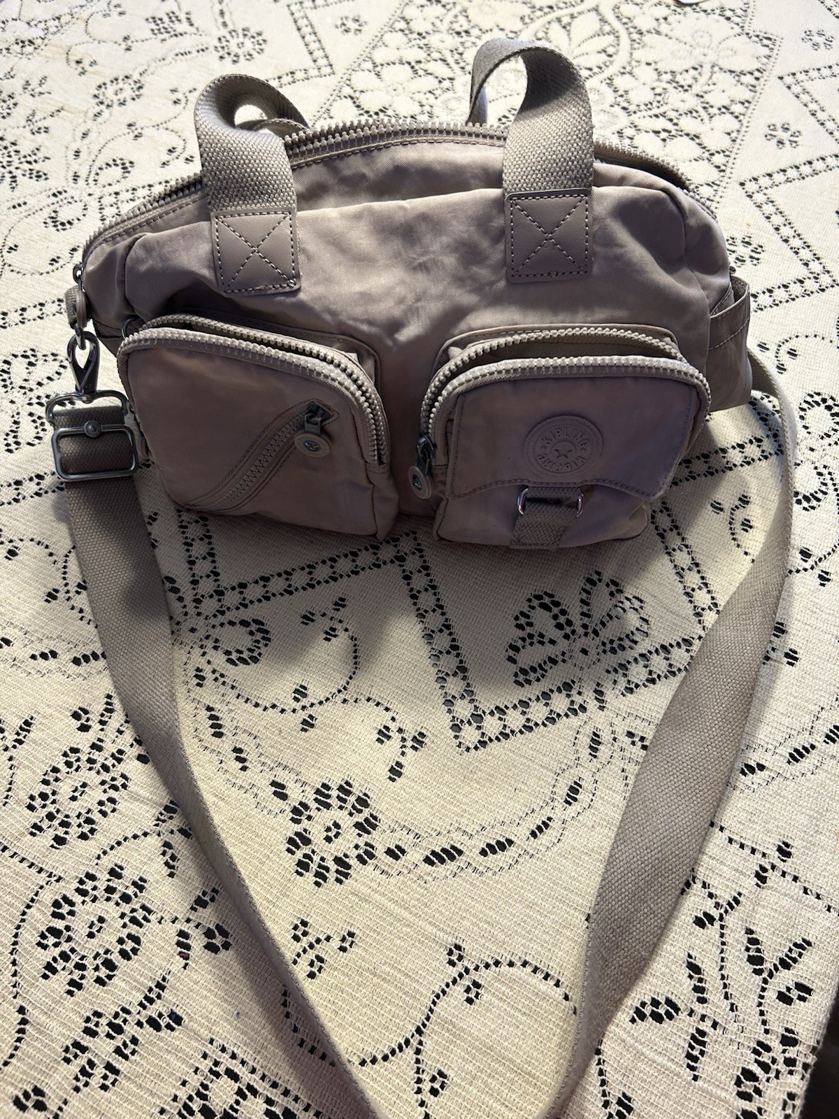 Kipling Defea Shoulder Bag Nylon-used Lightweight Water-resistant
