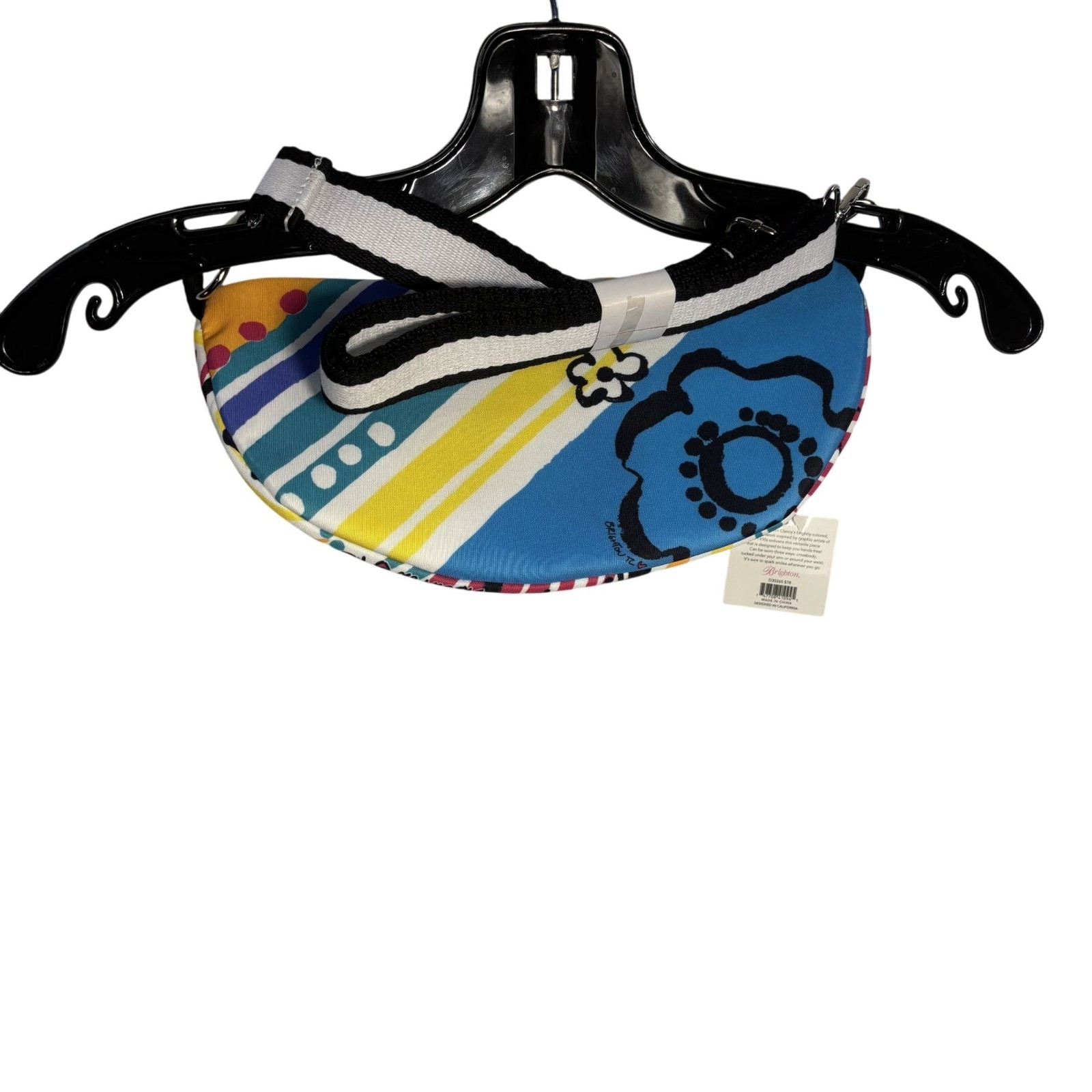 Brighton Graffiti Love Crossbody Belt Bag With Multicolor 1970s-Inspired Artwork