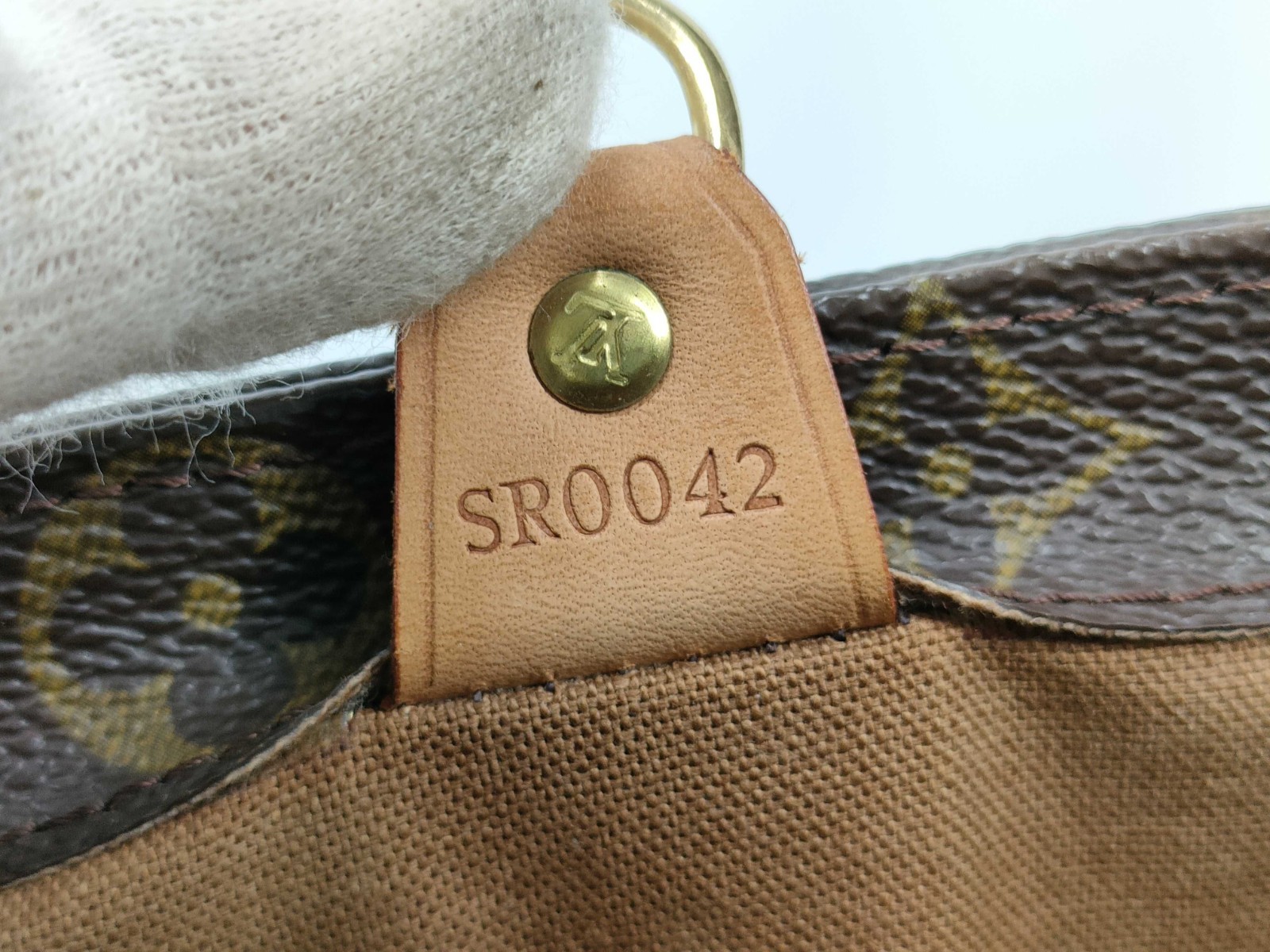 LOUIS VUITTON MONOGRAM VAVIN PM TOTE HANDBAG M51172 Brown Authentic