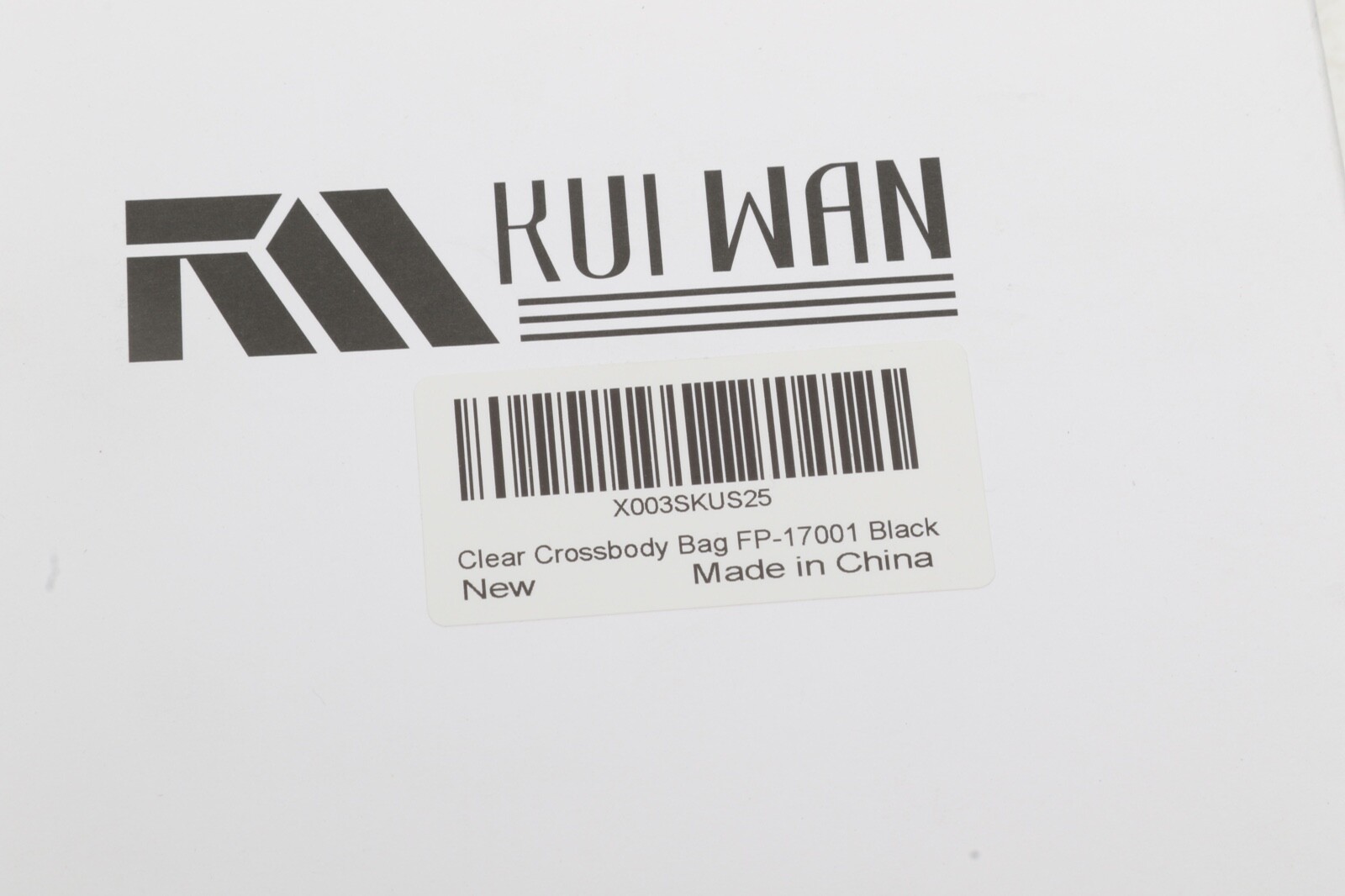 KUI WAN Clear Bag Stadium Approved Clear Purse for Women Clear Crossbody Bag