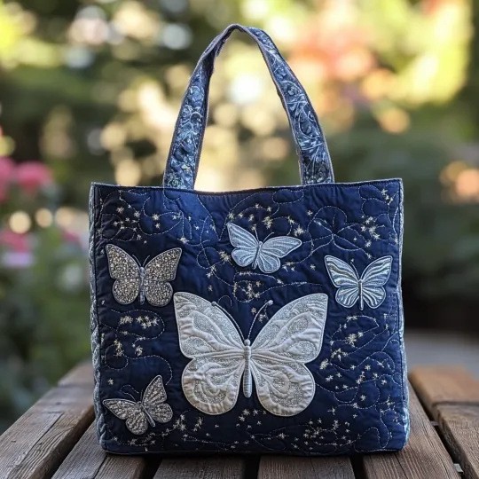 Stylish Retro Bucket Bag in Printed Oxford Fabric Zip Closure