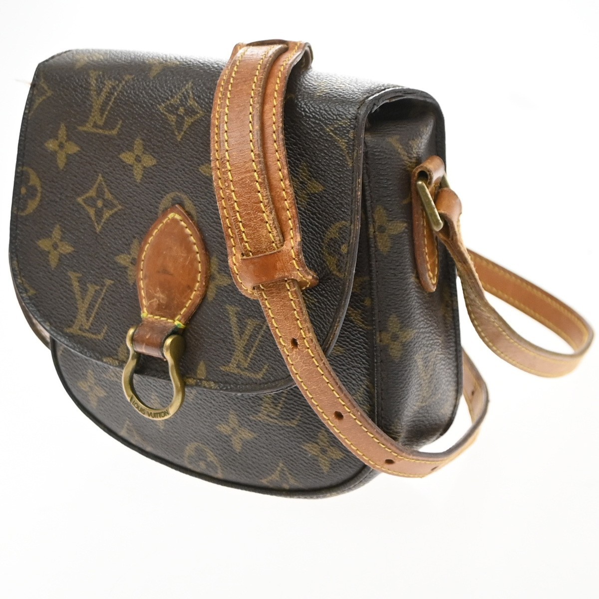 LOUIS VUITTON Mini Saint Cloud Shoulder Bag Monogram Leather BN M51244 37SA258