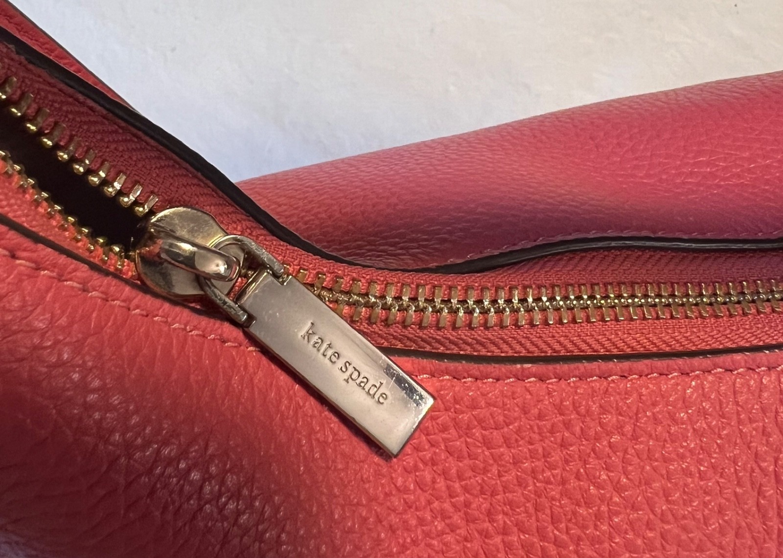 Kate Spade New York Weston Shoulder Bag in a Rosey Pink Pebbled Leather