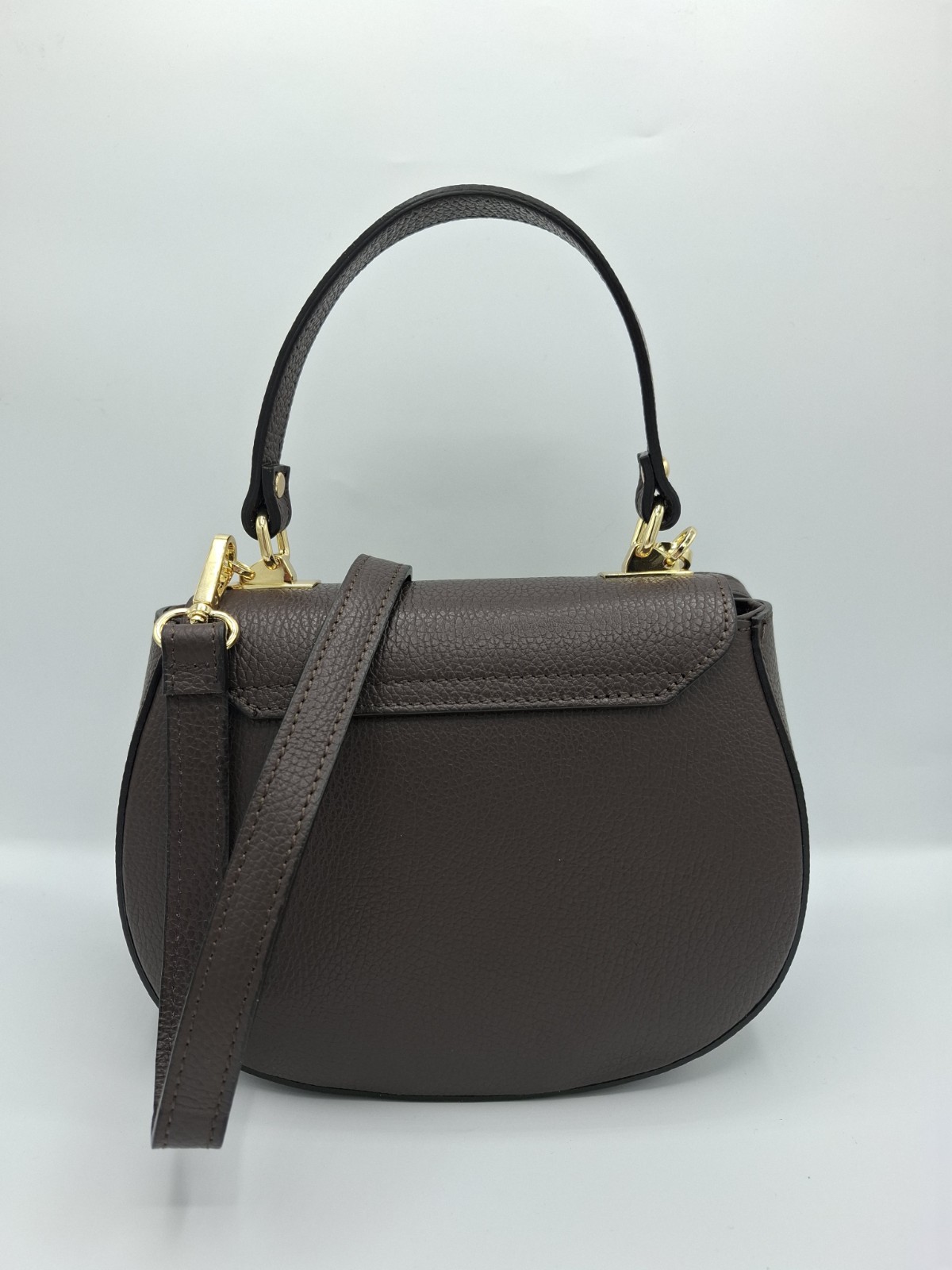 Women’s Handbag with Adjustable Shoulder Strap Genuine Leather Made in Italy