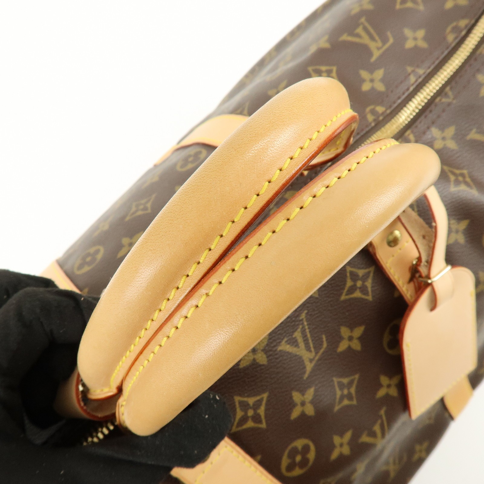 Louis Vuitton Monogram Keep All Bandouliere 55 Boston Bag M41414 Auth Used F/S